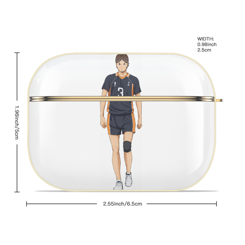 ハイキュー!! Haikyu!! 【AirPods Pro用】ハードシェル保護ケース｜耐衝撃・防指紋・カラビナ付き商品仕様