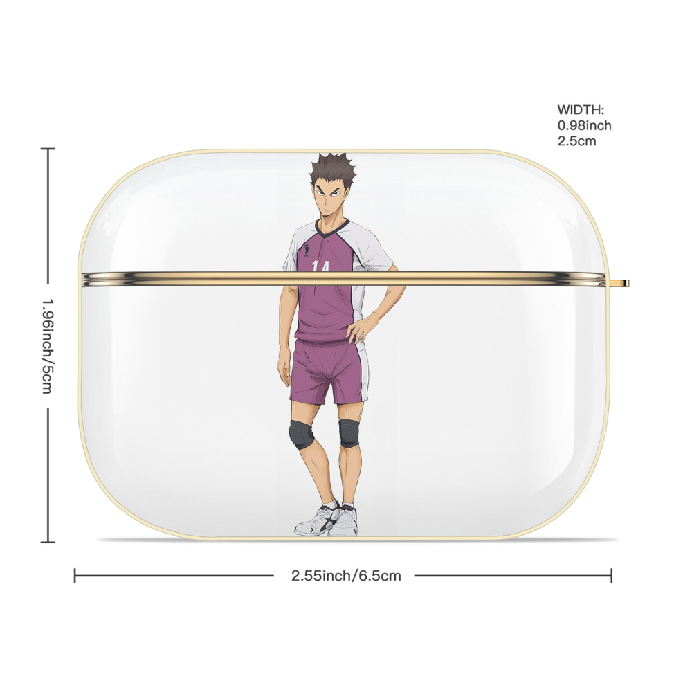 ハイキュー!! Haikyu!! 【AirPods Pro用】ハードシェル保護ケース｜耐衝撃・防指紋・カラビナ付き商品仕様
