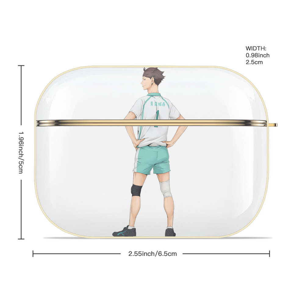 ハイキュー!! Haikyu!! 【AirPods Pro用】ハードシェル保護ケース｜耐衝撃・防指紋・カラビナ付き商品仕様