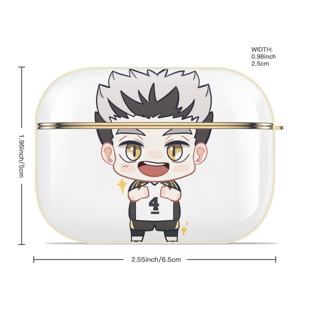 ハイキュー!! Haikyu!! 【AirPods Pro用】ハードシェル保護ケース｜耐衝撃・防指紋・カラビナ付き商品仕様
