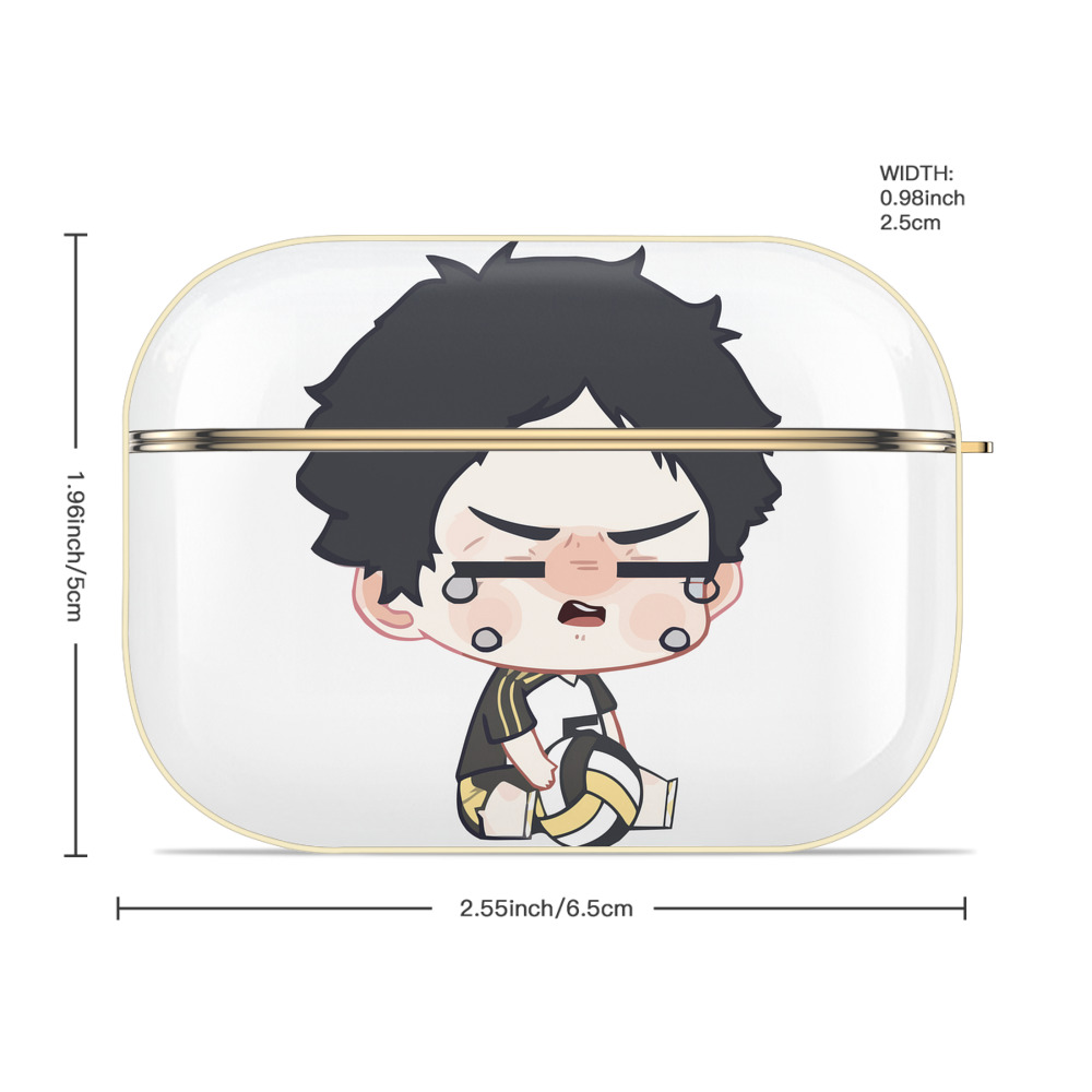 ハイキュー!! Haikyu!! 【AirPods Pro用】ハードシェル保護ケース｜耐衝撃・防指紋・カラビナ付き商品仕様