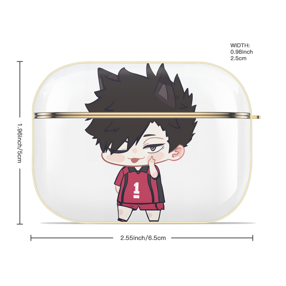 ハイキュー!! Haikyu!! 【AirPods Pro用】ハードシェル保護ケース｜耐衝撃・防指紋・カラビナ付き商品仕様
