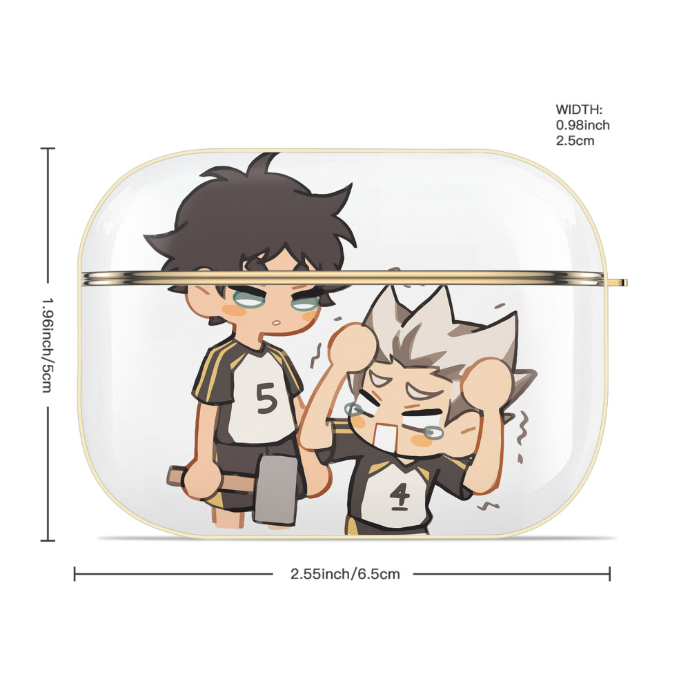 ハイキュー!! Haikyu!! 【AirPods Pro用】ハードシェル保護ケース｜耐衝撃・防指紋・カラビナ付き商品仕様