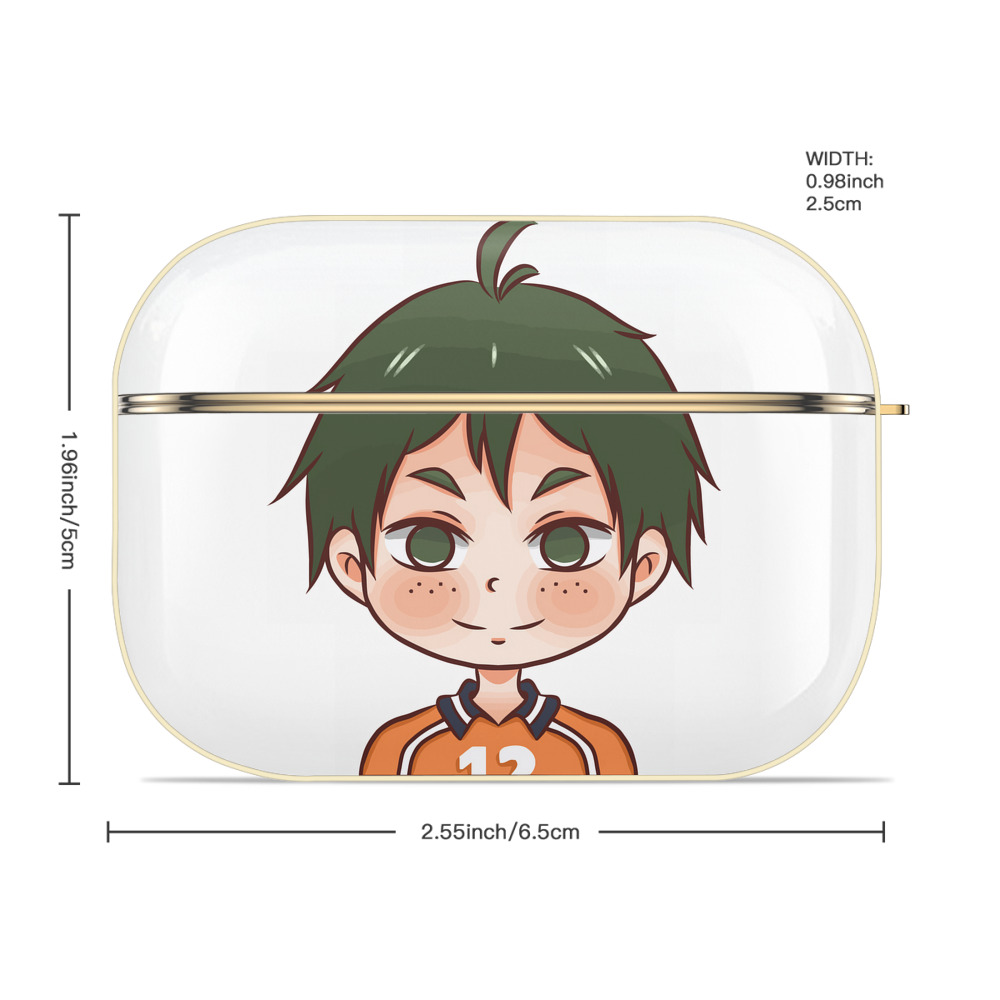 ハイキュー!! Haikyu!! 【AirPods Pro用】ハードシェル保護ケース｜耐衝撃・防指紋・カラビナ付き商品仕様