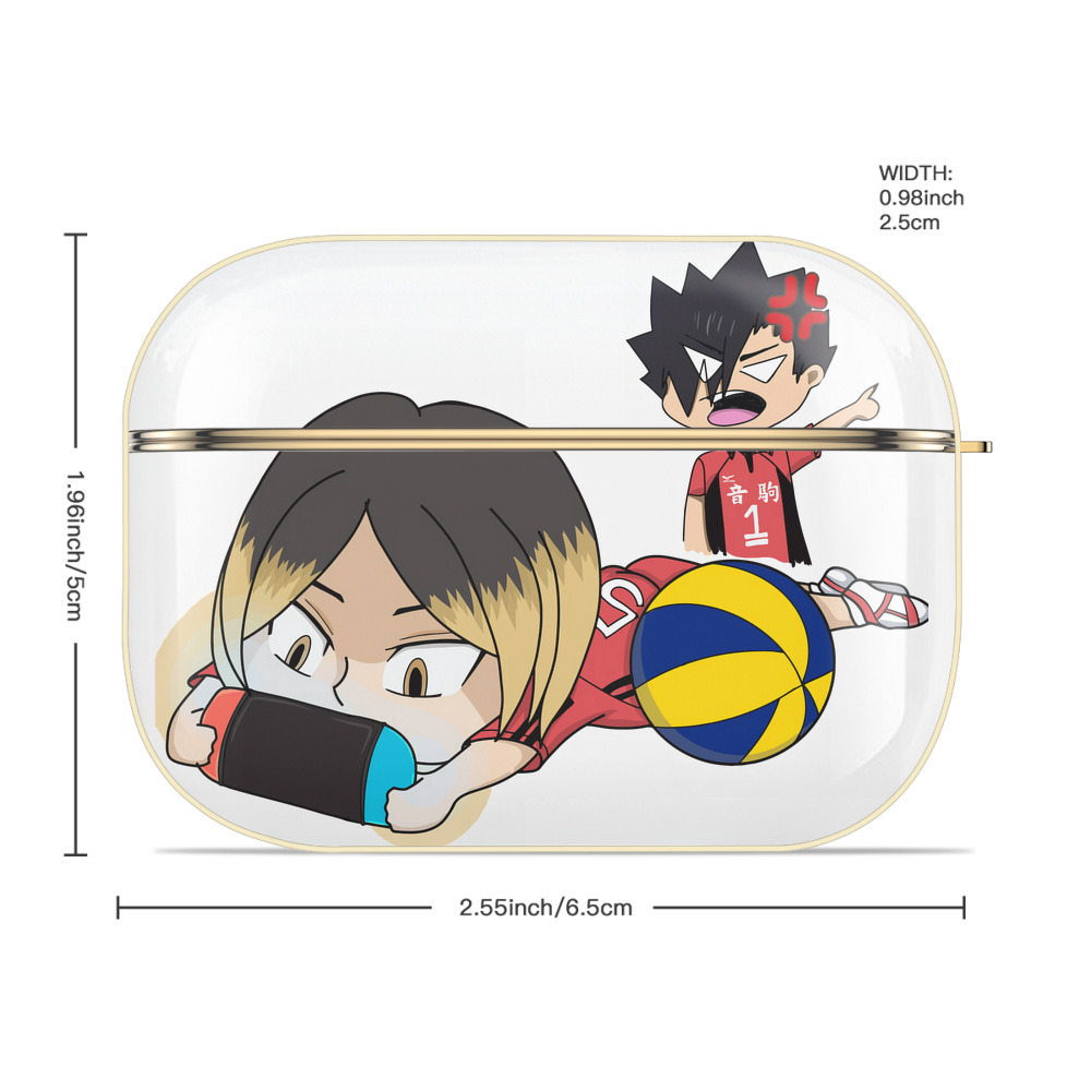 ハイキュー!! Haikyu!! 【AirPods Pro用】ハードシェル保護ケース｜耐衝撃・防指紋・カラビナ付き商品仕様