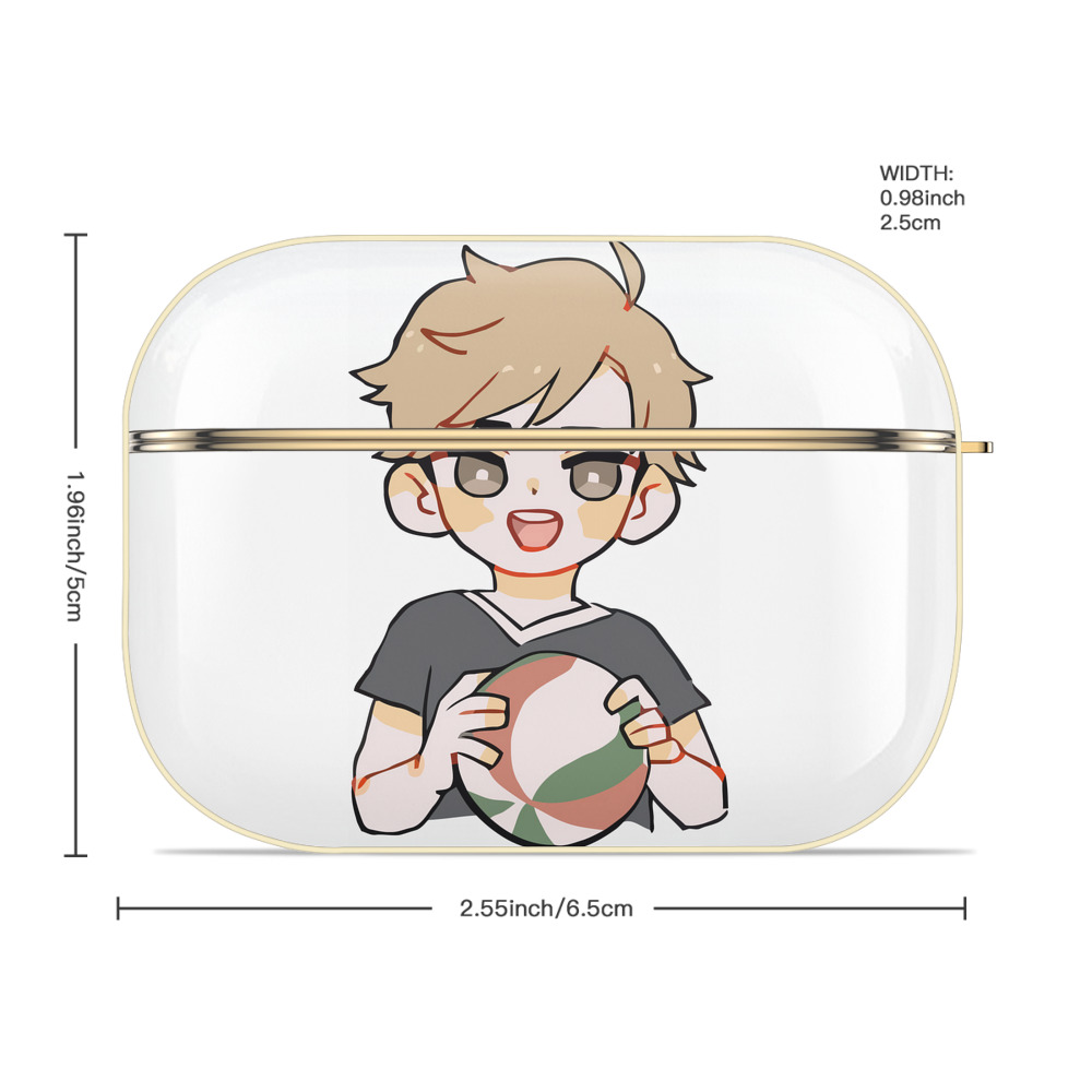 ハイキュー!! Haikyu!! 【AirPods Pro用】ハードシェル保護ケース｜耐衝撃・防指紋・カラビナ付き商品仕様
