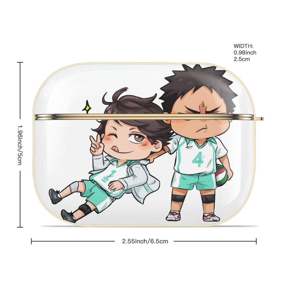 ハイキュー!! Haikyu!! 【AirPods Pro用】ハードシェル保護ケース｜耐衝撃・防指紋・カラビナ付き商品仕様