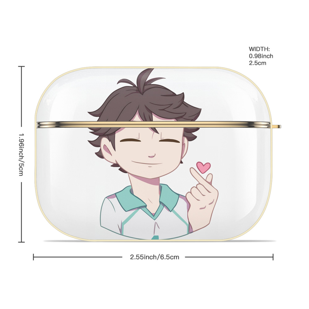 ハイキュー!! Haikyu!! 【AirPods Pro用】ハードシェル保護ケース｜耐衝撃・防指紋・カラビナ付き商品仕様