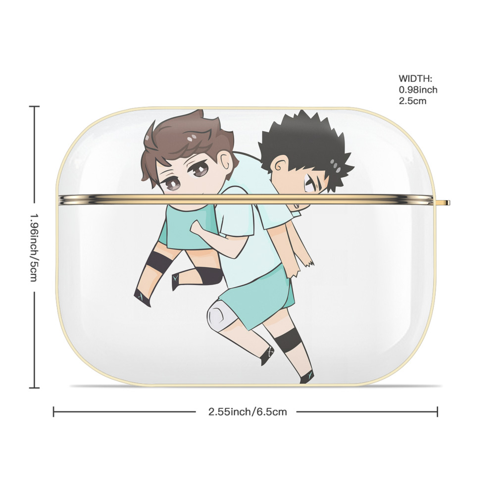 ハイキュー!! Haikyu!! 【AirPods Pro用】ハードシェル保護ケース｜耐衝撃・防指紋・カラビナ付き商品仕様