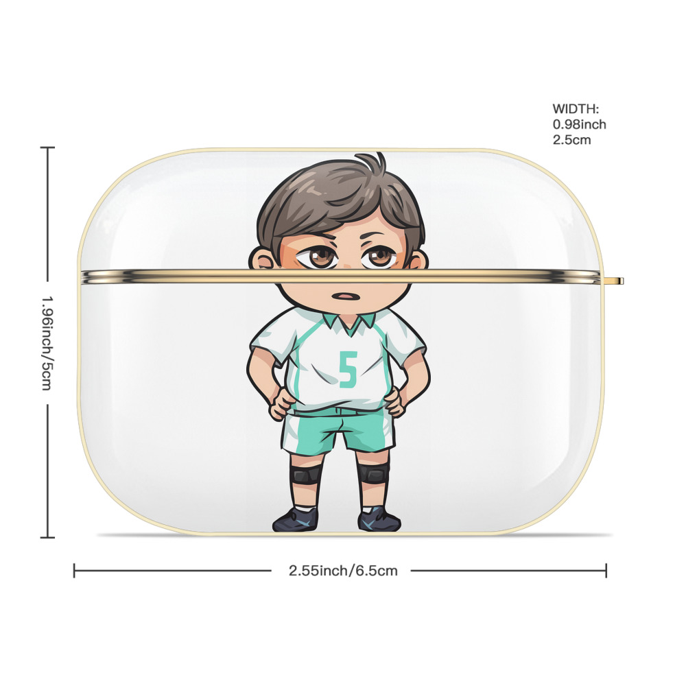 ハイキュー!! Haikyu!! 【AirPods Pro用】ハードシェル保護ケース｜耐衝撃・防指紋・カラビナ付き商品仕様