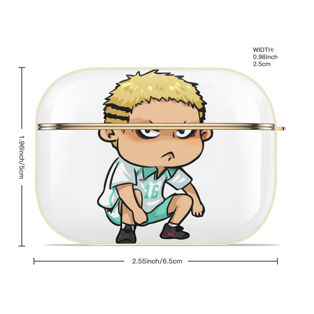 ハイキュー!! Haikyu!! 【AirPods Pro用】ハードシェル保護ケース｜耐衝撃・防指紋・カラビナ付き商品仕様