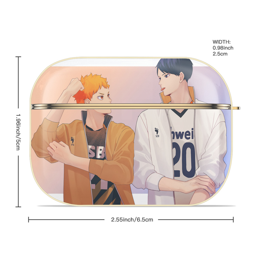 ハイキュー!! Haikyu!! 【AirPods Pro用】ハードシェル保護ケース｜耐衝撃・防指紋・カラビナ付き商品仕様
