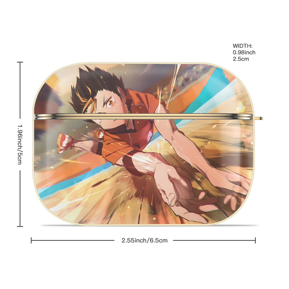 ハイキュー!! Haikyu!! 【AirPods Pro用】ハードシェル保護ケース｜耐衝撃・防指紋・カラビナ付き商品仕様