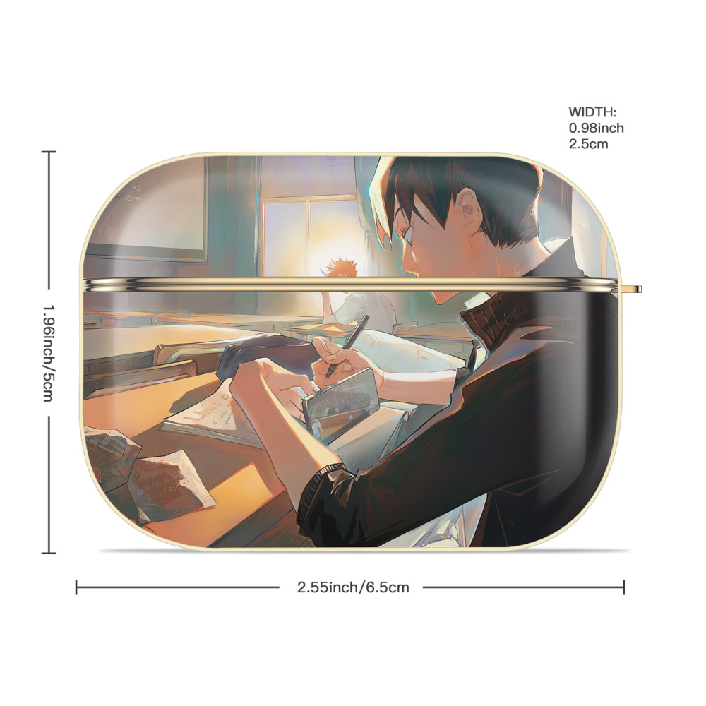 ハイキュー!! Haikyu!! 【AirPods Pro用】ハードシェル保護ケース｜耐衝撃・防指紋・カラビナ付き商品仕様
