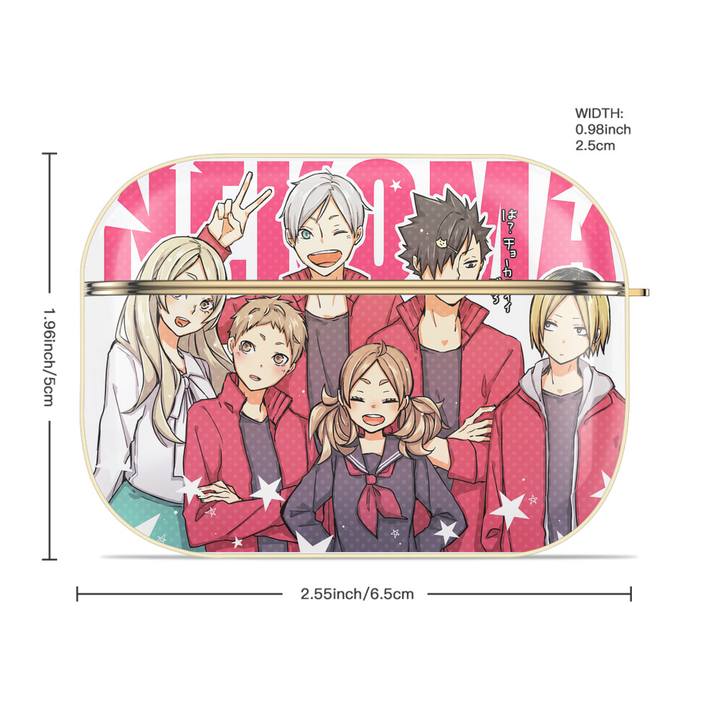 ハイキュー!! Haikyu!! 【AirPods Pro用】ハードシェル保護ケース｜耐衝撃・防指紋・カラビナ付き商品仕様