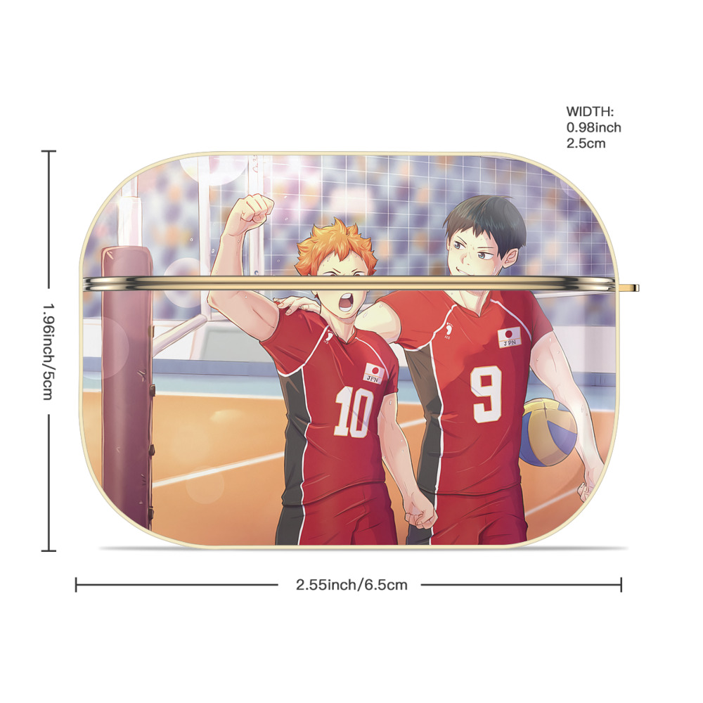 ハイキュー!! Haikyu!! 【AirPods Pro用】ハードシェル保護ケース｜耐衝撃・防指紋・カラビナ付き商品仕様