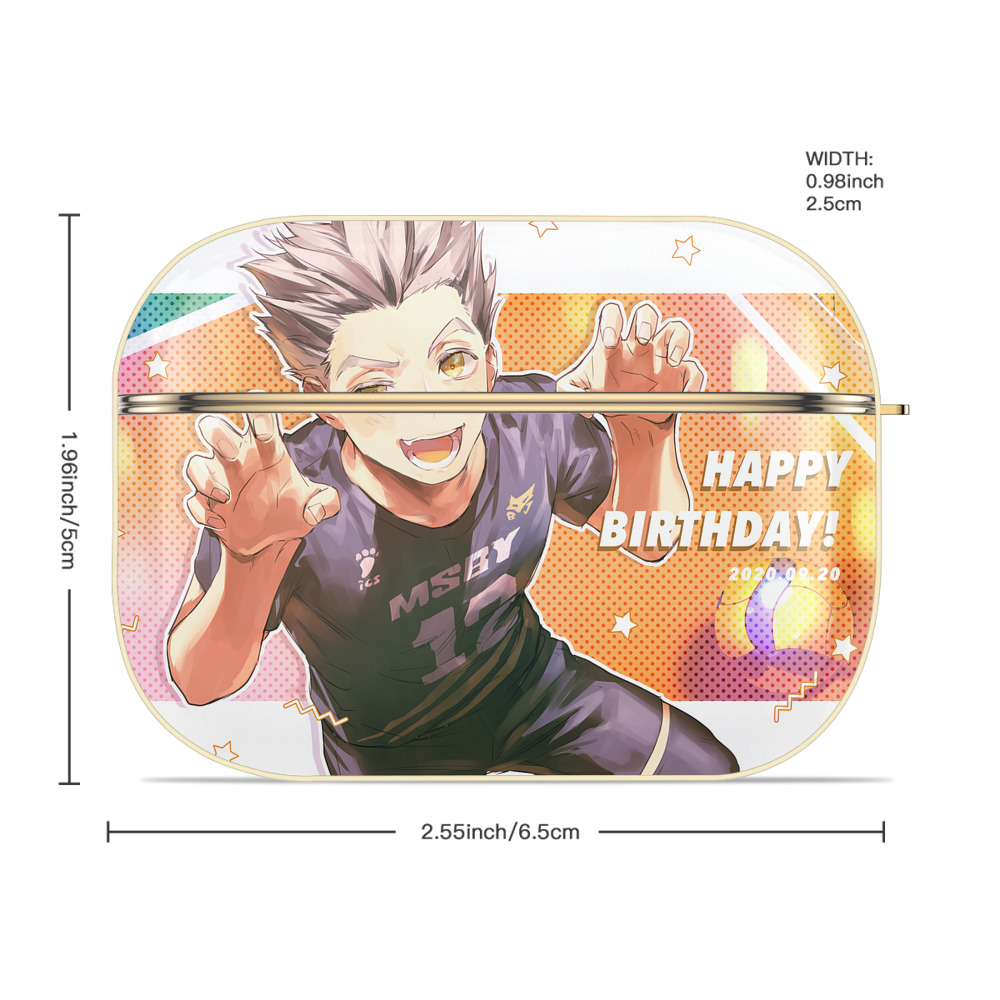 ハイキュー!! Haikyu!! 【AirPods Pro用】ハードシェル保護ケース｜耐衝撃・防指紋・カラビナ付き商品仕様