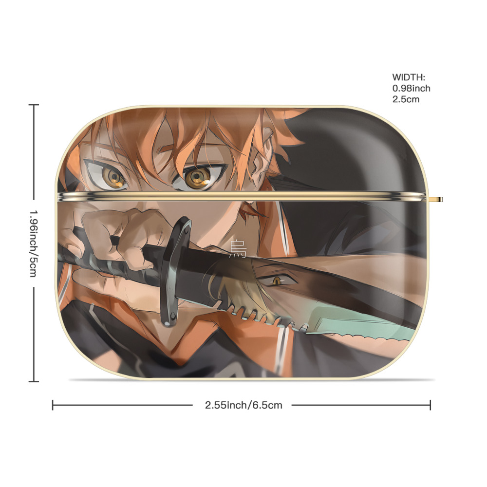 ハイキュー!! Haikyu!! 【AirPods Pro用】ハードシェル保護ケース｜耐衝撃・防指紋・カラビナ付き商品仕様