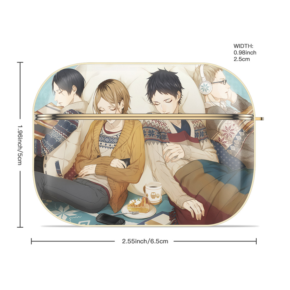 ハイキュー!! Haikyu!! 【AirPods Pro用】ハードシェル保護ケース｜耐衝撃・防指紋・カラビナ付き商品仕様