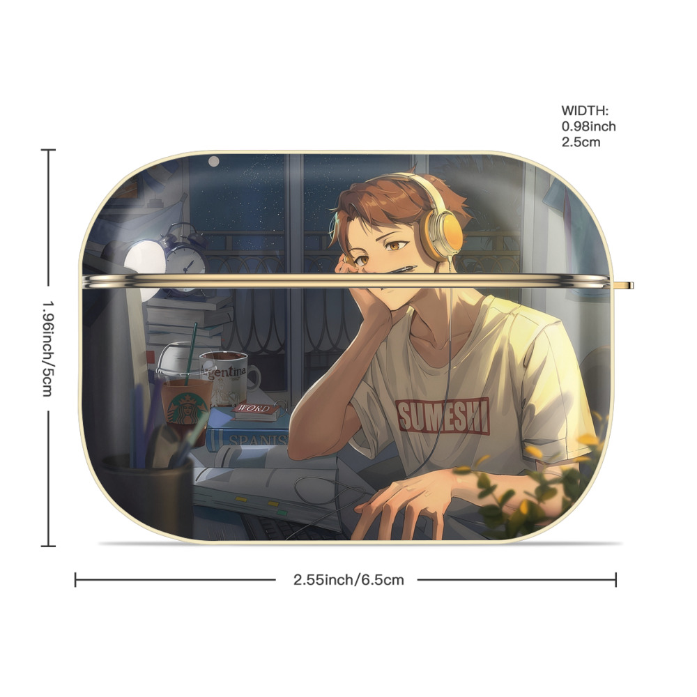 ハイキュー!! Haikyu!! 【AirPods Pro用】ハードシェル保護ケース｜耐衝撃・防指紋・カラビナ付き商品仕様