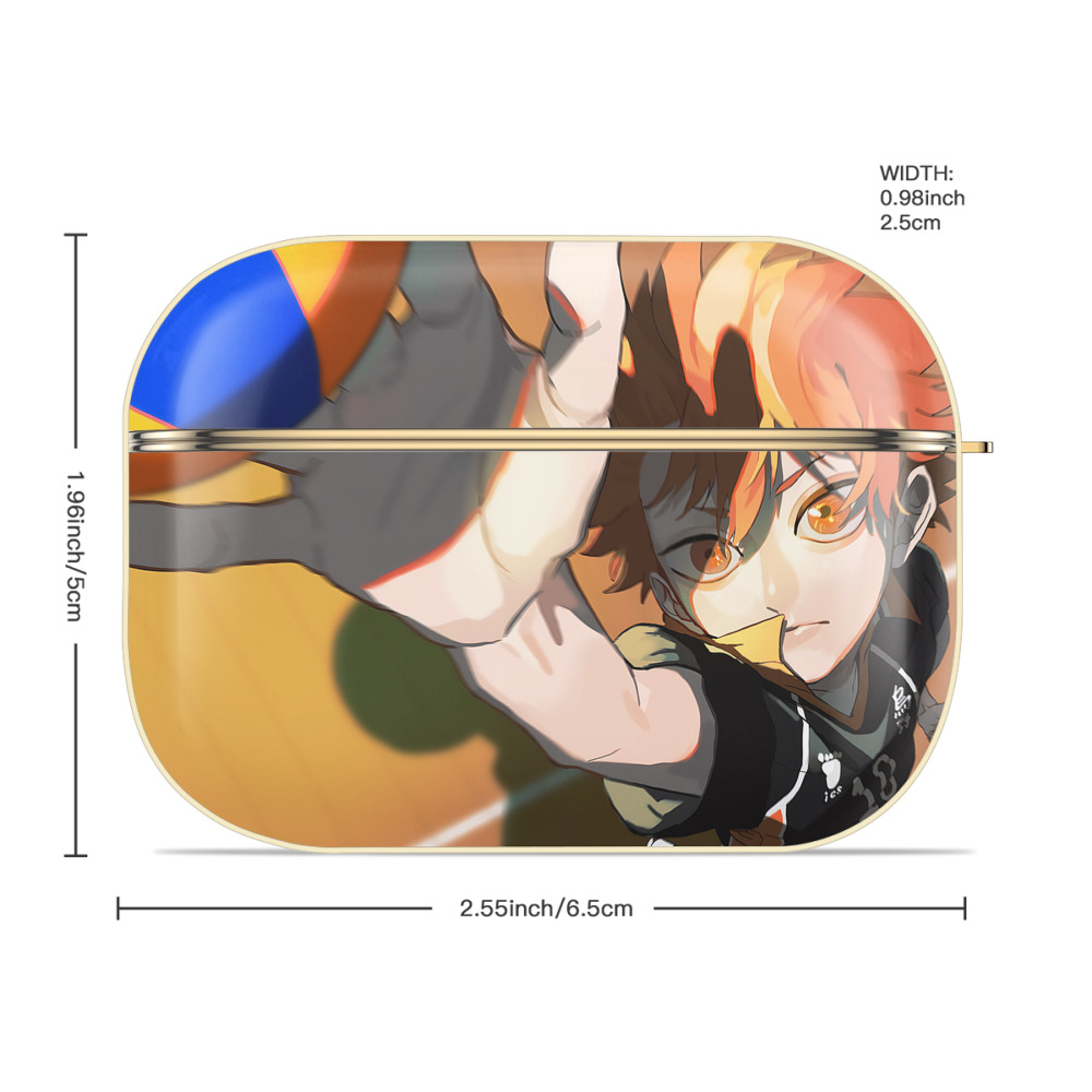 ハイキュー!! Haikyu!! 【AirPods Pro用】ハードシェル保護ケース｜耐衝撃・防指紋・カラビナ付き商品仕様