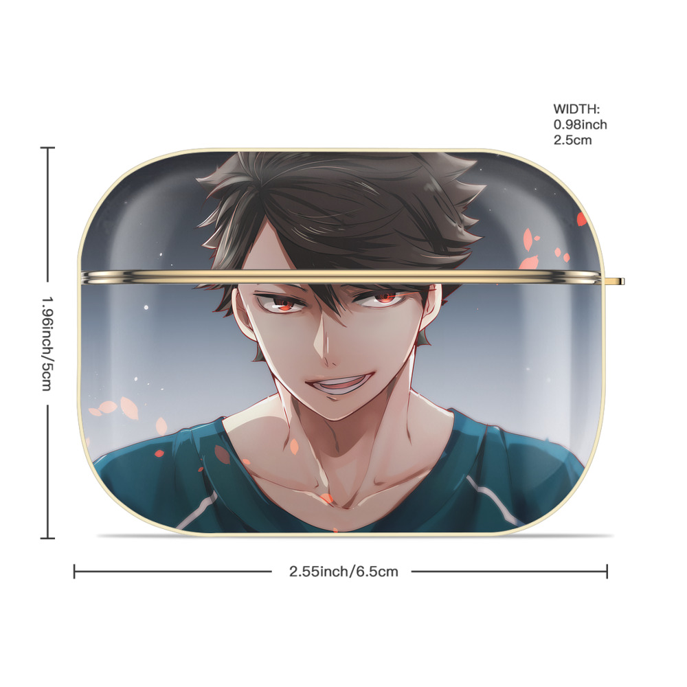 ハイキュー!! Haikyu!! 【AirPods Pro用】ハードシェル保護ケース｜耐衝撃・防指紋・カラビナ付き商品仕様