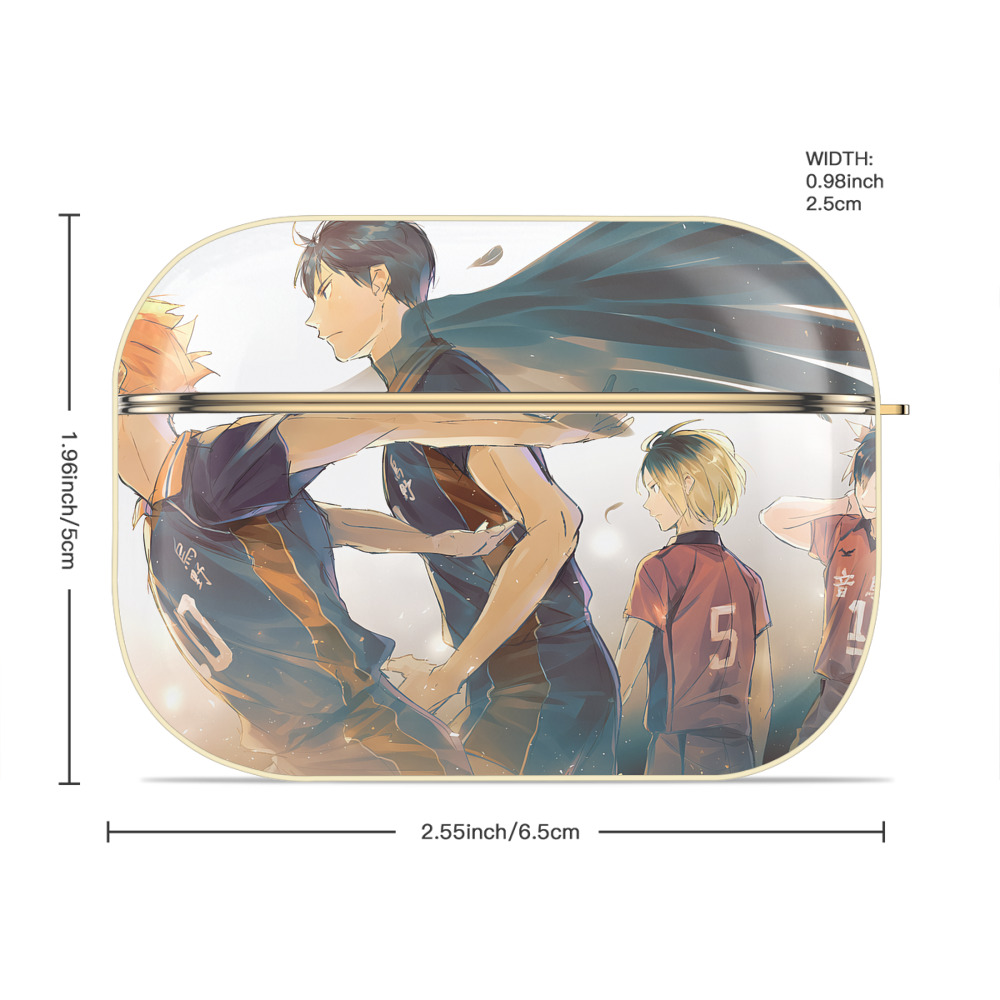 ハイキュー!! Haikyu!! 【AirPods Pro用】ハードシェル保護ケース｜耐衝撃・防指紋・カラビナ付き商品仕様