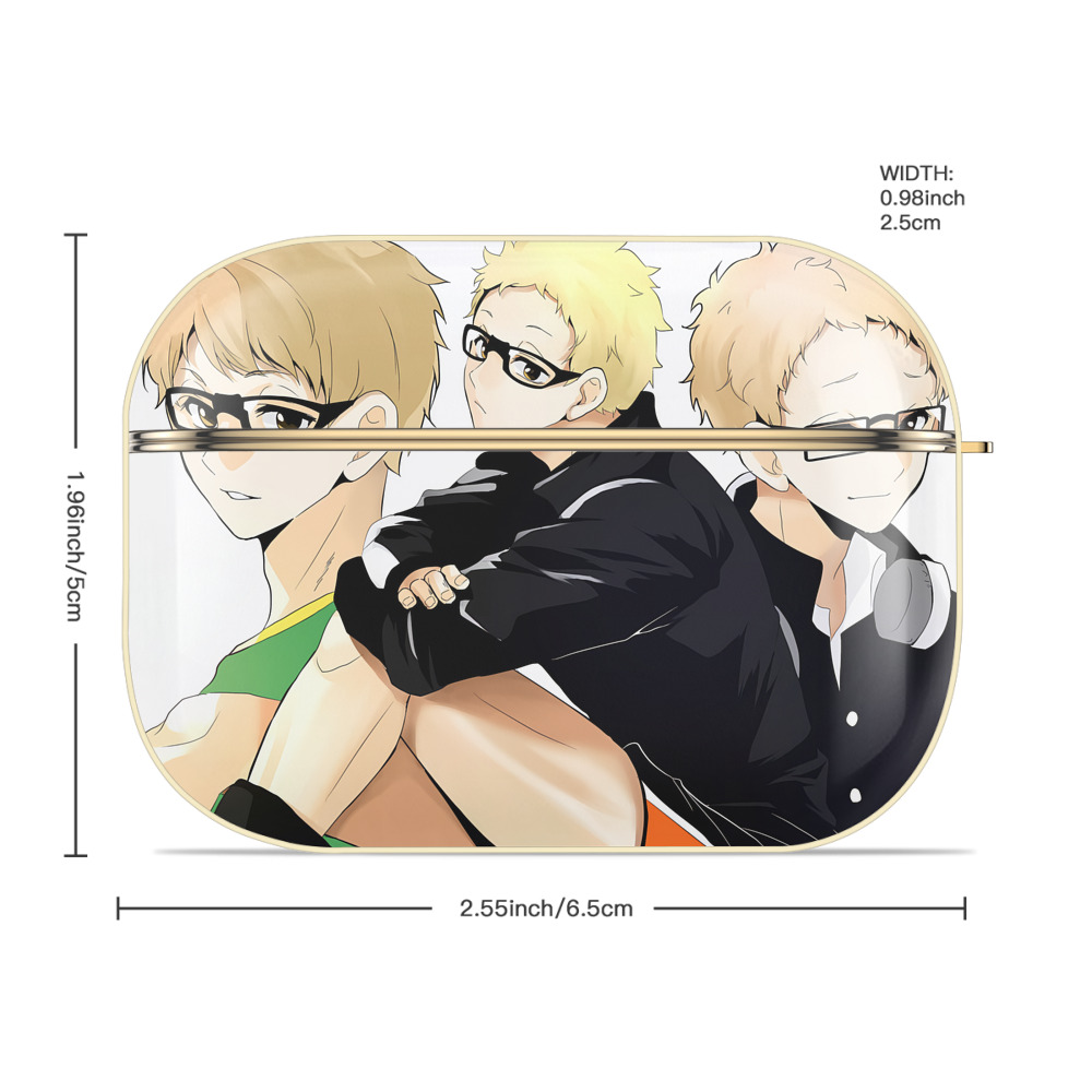 ハイキュー!! Haikyu!! 【AirPods Pro用】ハードシェル保護ケース｜耐衝撃・防指紋・カラビナ付き商品仕様