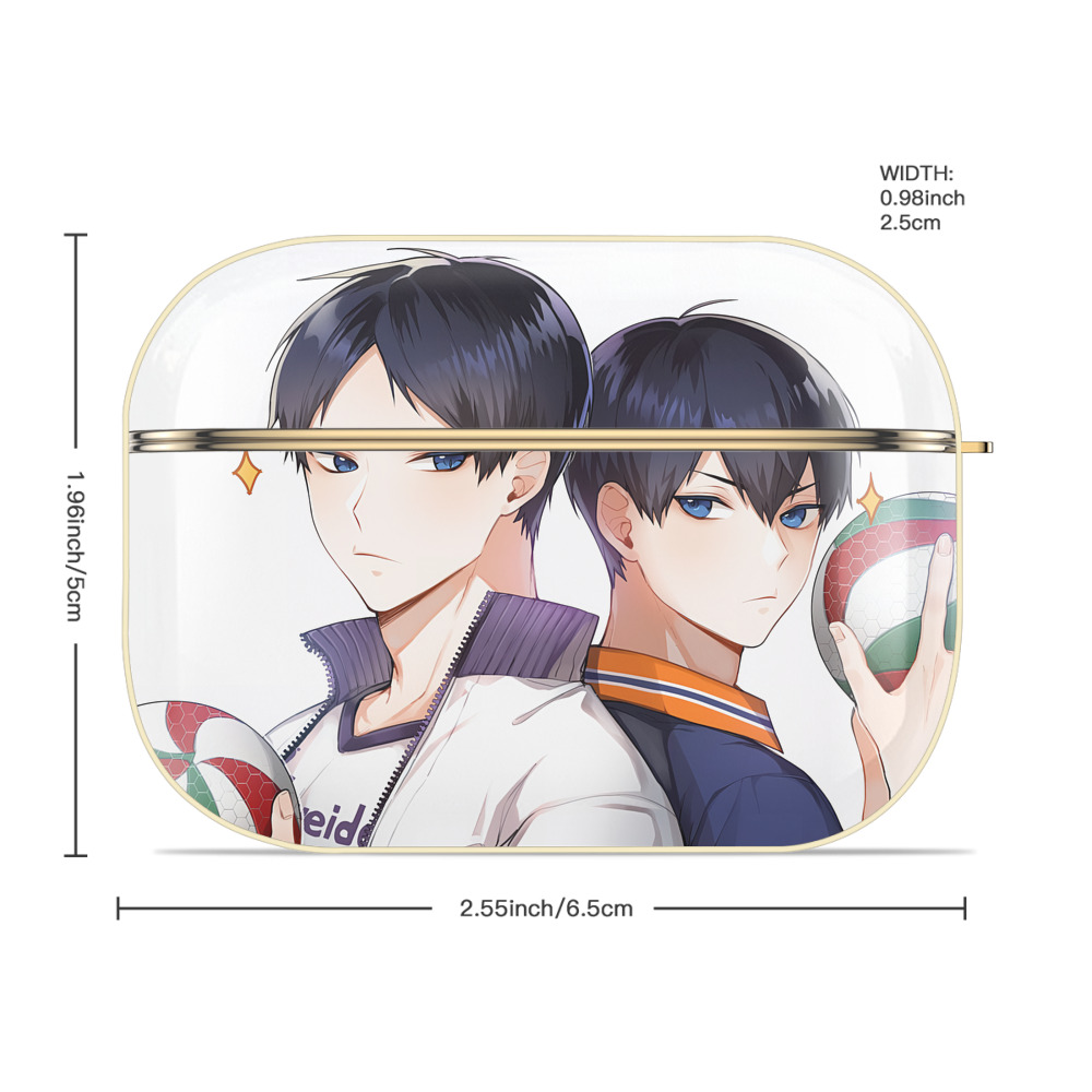 ハイキュー!! Haikyu!! 【AirPods Pro用】ハードシェル保護ケース｜耐衝撃・防指紋・カラビナ付き商品仕様