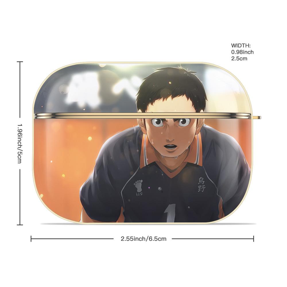 ハイキュー!! Haikyu!! 【AirPods Pro用】ハードシェル保護ケース｜耐衝撃・防指紋・カラビナ付き商品仕様