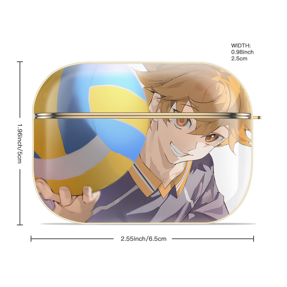 ハイキュー!! Haikyu!! 【AirPods Pro用】ハードシェル保護ケース｜耐衝撃・防指紋・カラビナ付き商品仕様