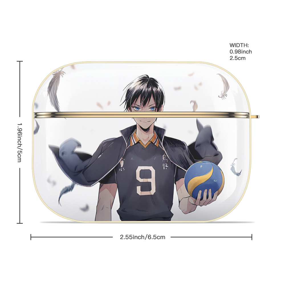 ハイキュー!! Haikyu!! 【AirPods Pro用】ハードシェル保護ケース｜耐衝撃・防指紋・カラビナ付き商品仕様