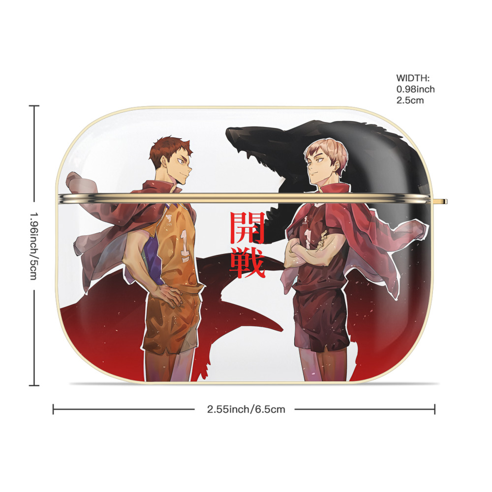 ハイキュー!! Haikyu!! 【AirPods Pro用】ハードシェル保護ケース｜耐衝撃・防指紋・カラビナ付き商品仕様