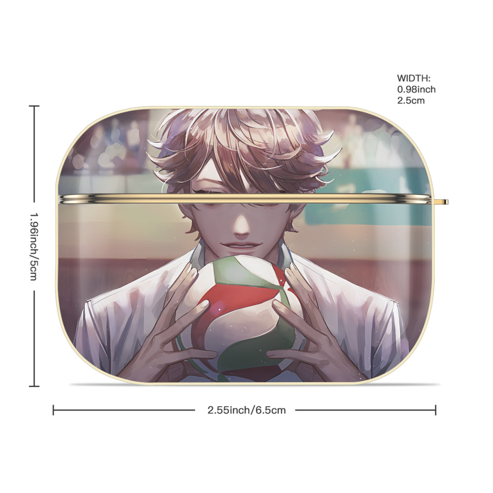 ハイキュー!! Haikyu!! 【AirPods Pro用】ハードシェル保護ケース｜耐衝撃・防指紋・カラビナ付き商品仕様