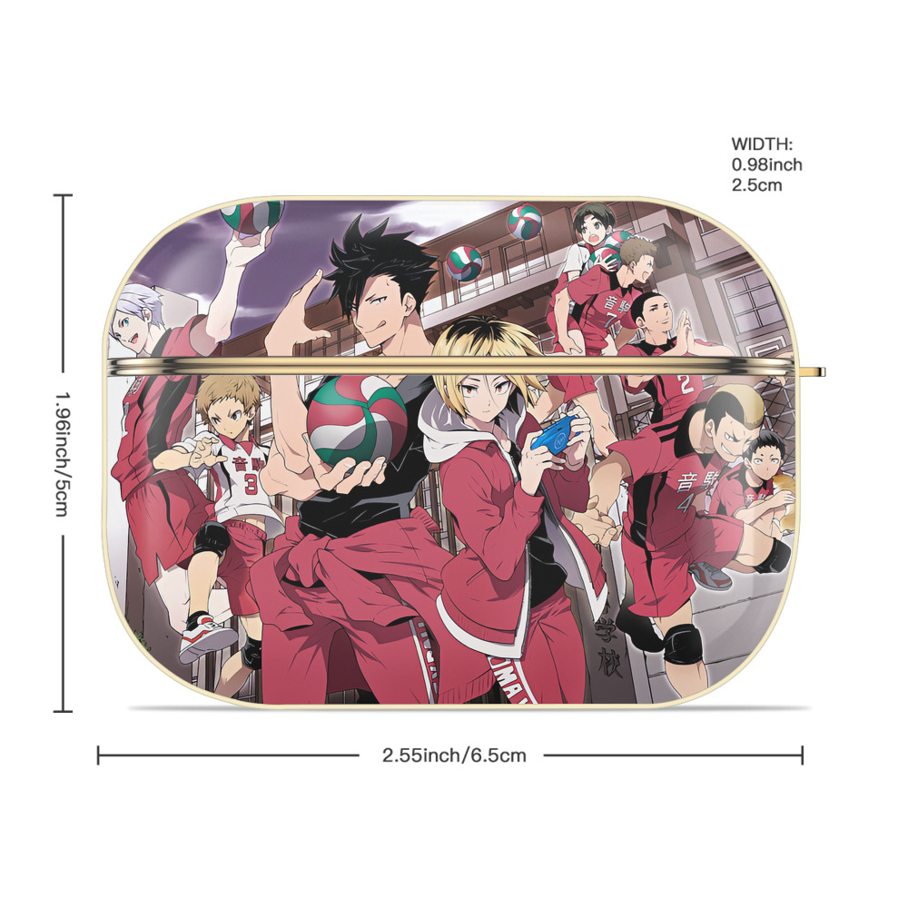 ハイキュー!! Haikyu!! 【AirPods Pro用】ハードシェル保護ケース｜耐衝撃・防指紋・カラビナ付き商品仕様