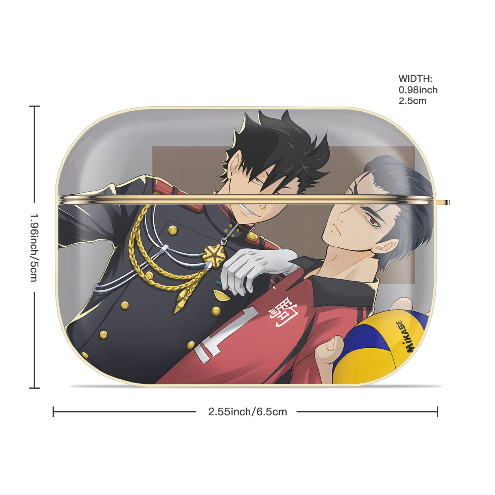 ハイキュー!! Haikyu!! 【AirPods Pro用】ハードシェル保護ケース｜耐衝撃・防指紋・カラビナ付き商品仕様