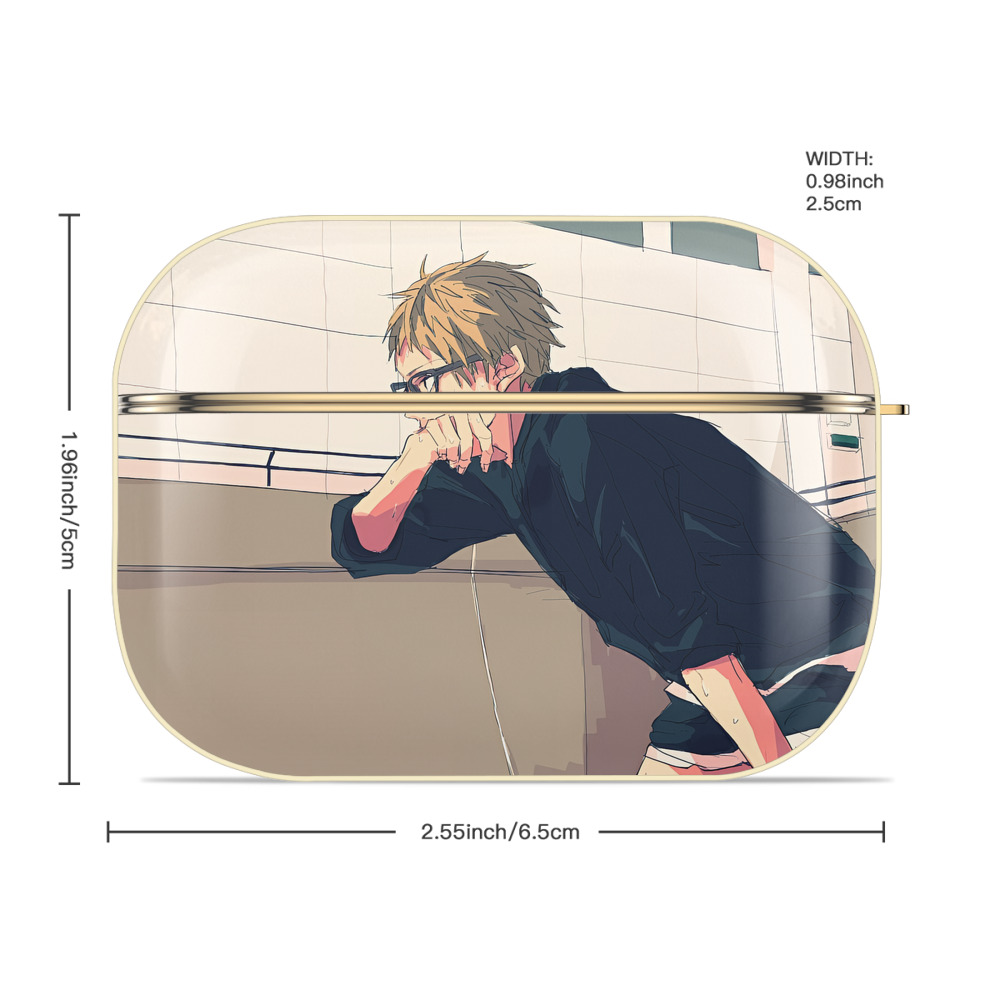 ハイキュー!! Haikyu!! 【AirPods Pro用】ハードシェル保護ケース｜耐衝撃・防指紋・カラビナ付き商品仕様