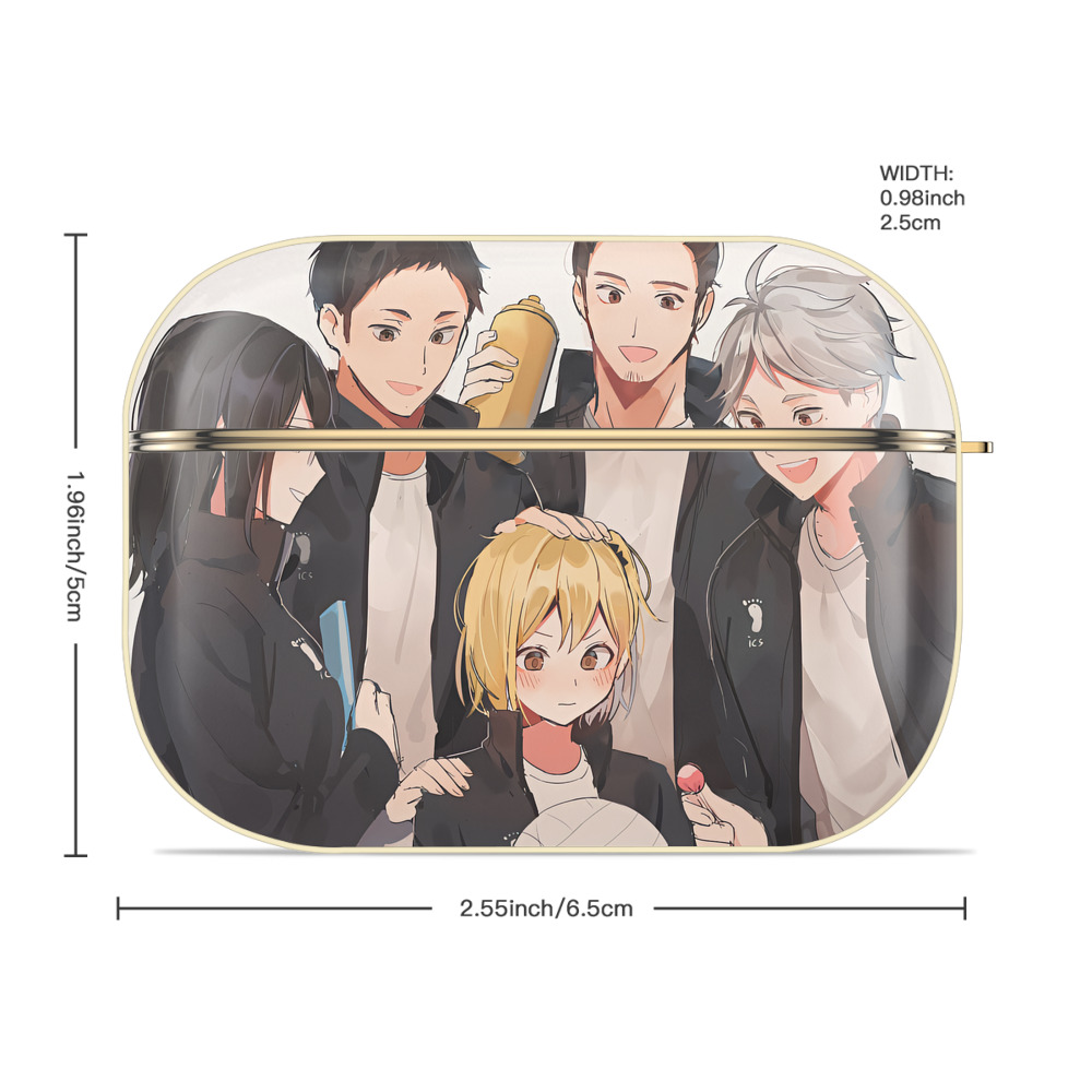 ハイキュー!! Haikyu!! 【AirPods Pro用】ハードシェル保護ケース｜耐衝撃・防指紋・カラビナ付き商品仕様
