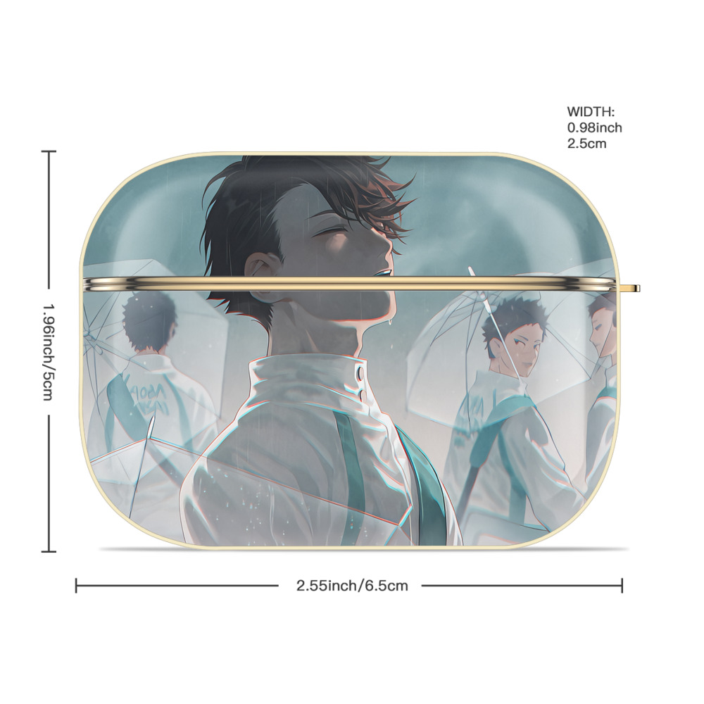 ハイキュー!! Haikyu!! 【AirPods Pro用】ハードシェル保護ケース｜耐衝撃・防指紋・カラビナ付き商品仕様