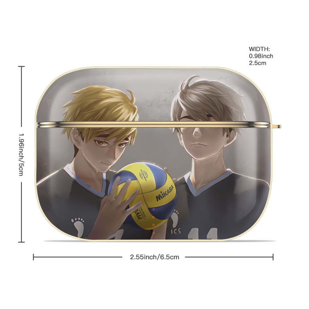 ハイキュー!! Haikyu!! 【AirPods Pro用】ハードシェル保護ケース｜耐衝撃・防指紋・カラビナ付き商品仕様
