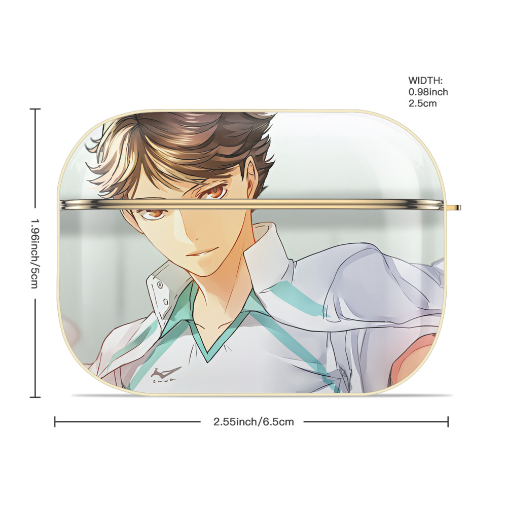 ハイキュー!! Haikyu!! 【AirPods Pro用】ハードシェル保護ケース｜耐衝撃・防指紋・カラビナ付き商品仕様