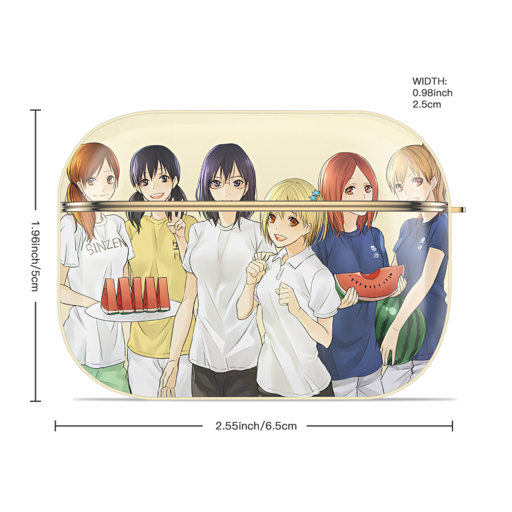 ハイキュー!! Haikyu!! 【AirPods Pro用】ハードシェル保護ケース｜耐衝撃・防指紋・カラビナ付き商品仕様