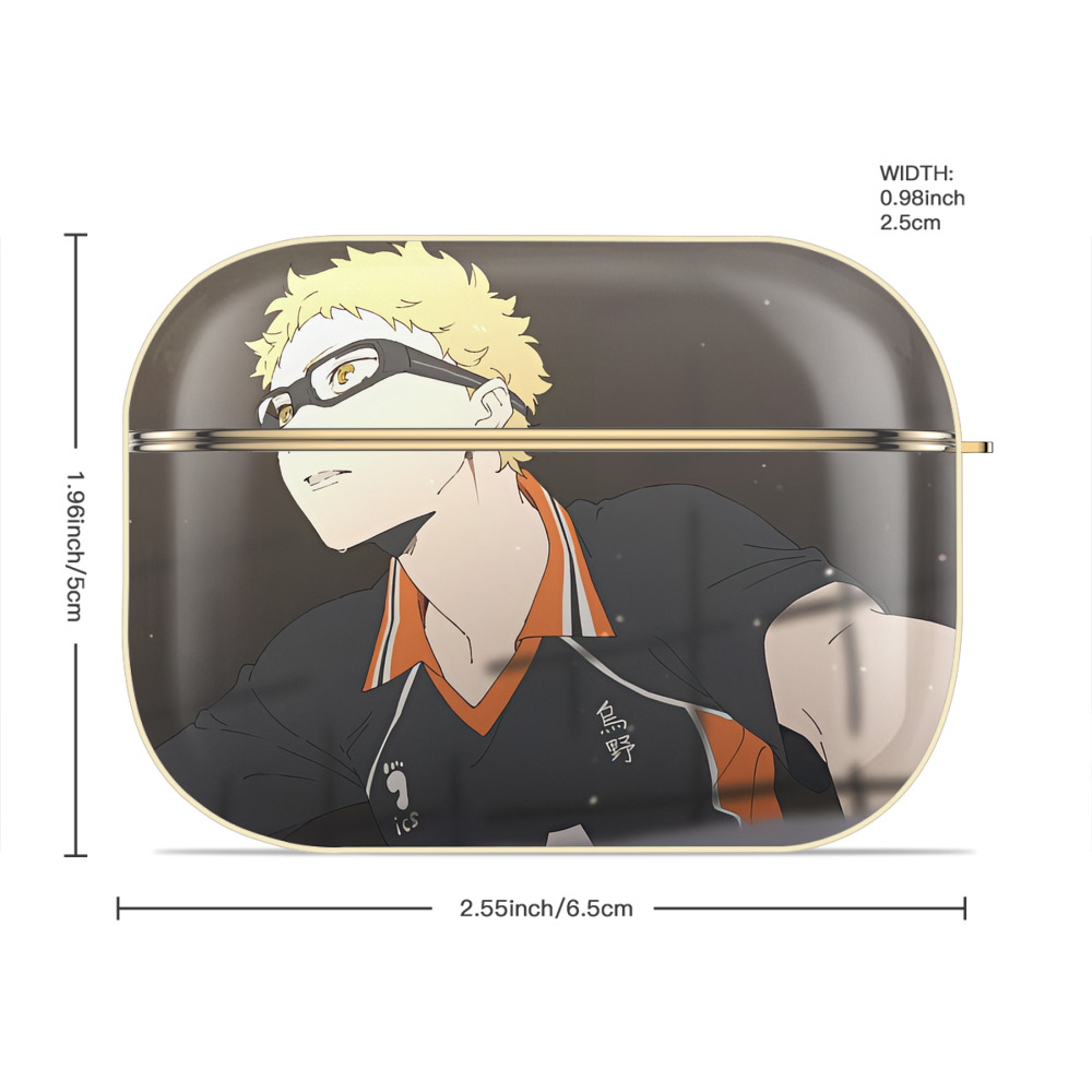 ハイキュー!! Haikyu!! 【AirPods Pro用】ハードシェル保護ケース｜耐衝撃・防指紋・カラビナ付き商品仕様