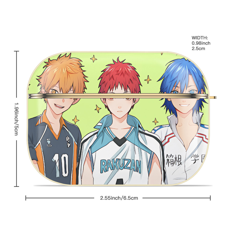 ハイキュー!! Haikyu!! 【AirPods Pro用】ハードシェル保護ケース｜耐衝撃・防指紋・カラビナ付き商品仕様