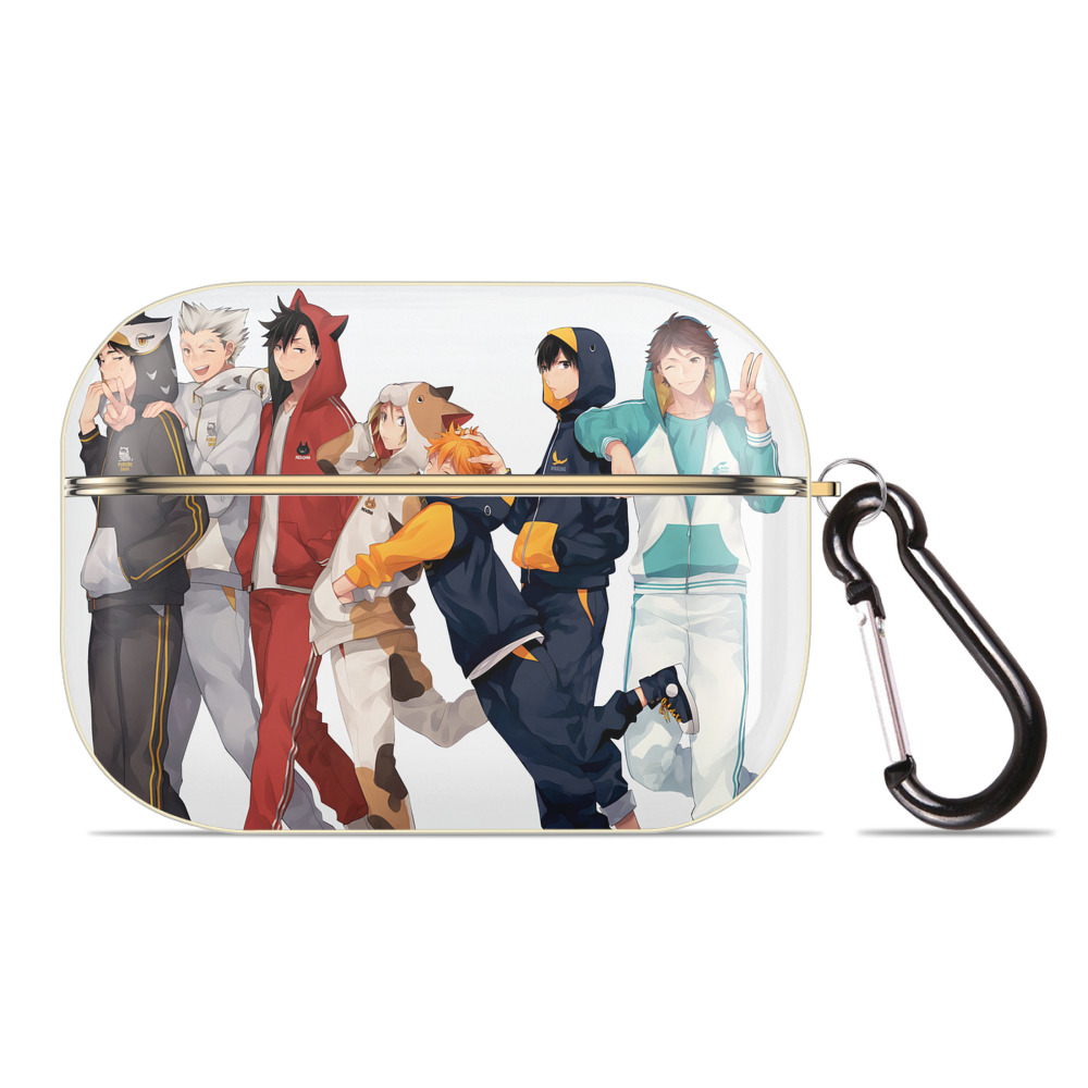 （画像用） ハイキュー!! Haikyu!! 【AirPods Pro用】ハードシェル保護ケース｜耐衝撃・防指紋・カラビナ付き商品仕様
