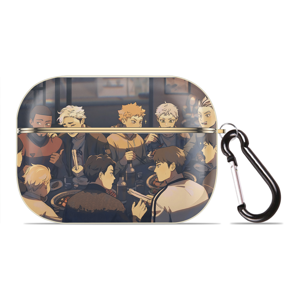 （画像用） ハイキュー!! Haikyu!! 【AirPods Pro用】ハードシェル保護ケース｜耐衝撃・防指紋・カラビナ付き商品仕様
