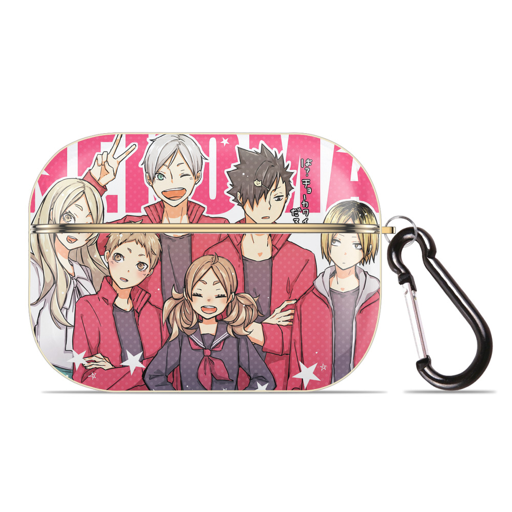（画像用） ハイキュー!! Haikyu!! 【AirPods Pro用】ハードシェル保護ケース｜耐衝撃・防指紋・カラビナ付き商品仕様