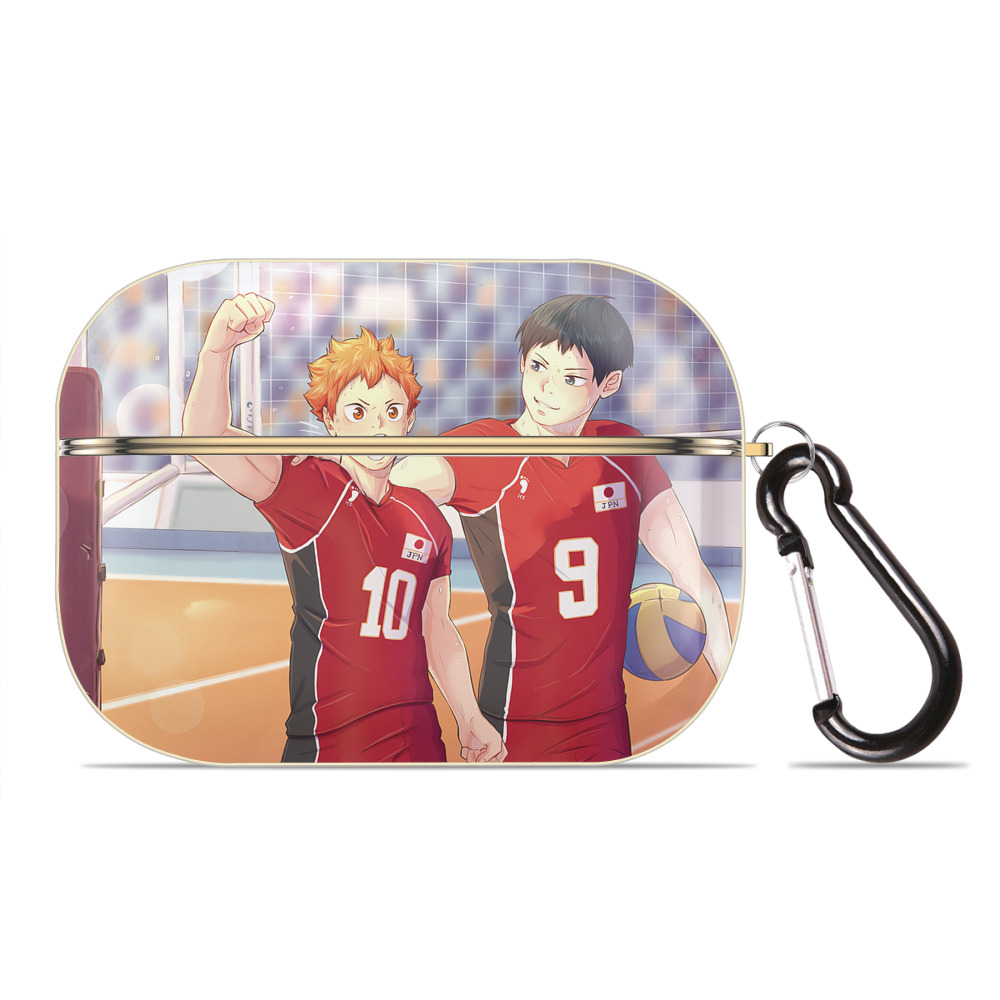 （画像用） ハイキュー!! Haikyu!! 【AirPods Pro用】ハードシェル保護ケース｜耐衝撃・防指紋・カラビナ付き商品仕様