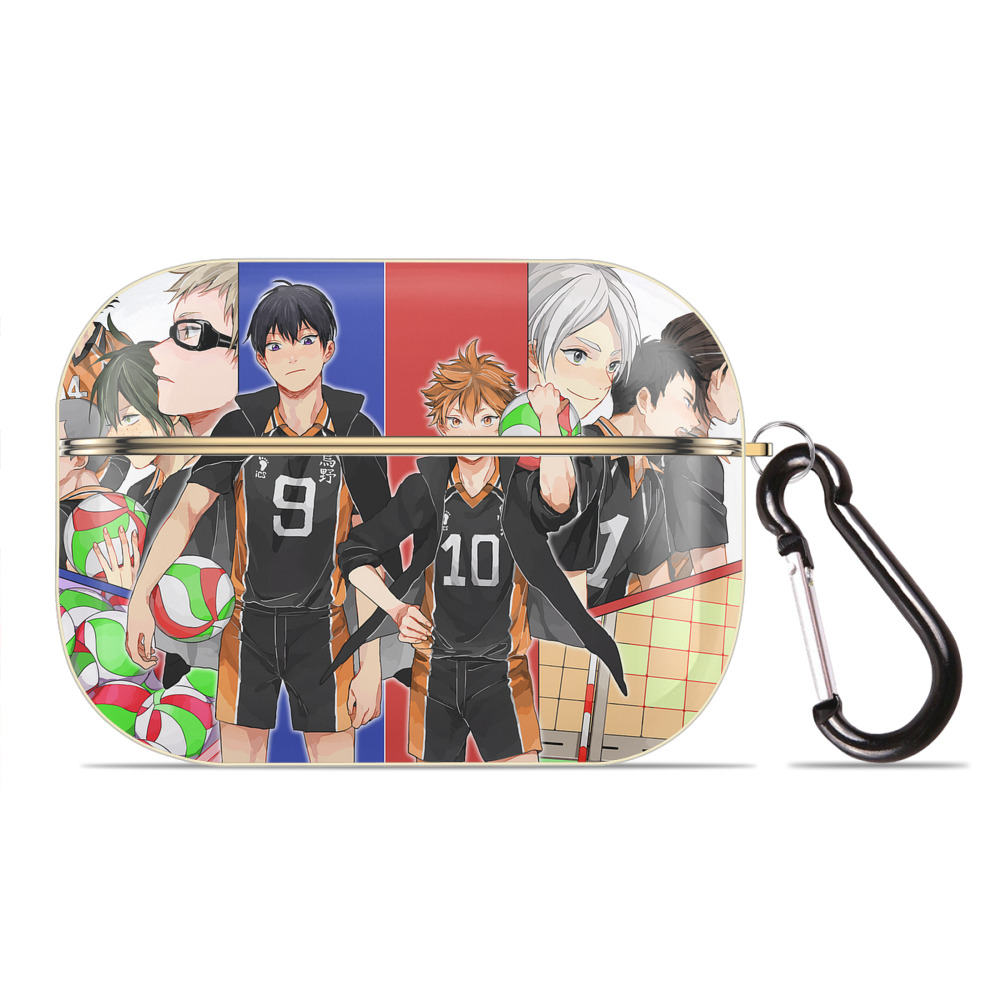 （画像用） ハイキュー!! Haikyu!! 【AirPods Pro用】ハードシェル保護ケース｜耐衝撃・防指紋・カラビナ付き商品仕様