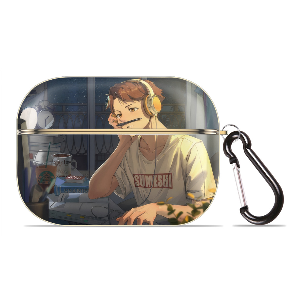 （画像用） ハイキュー!! Haikyu!! 【AirPods Pro用】ハードシェル保護ケース｜耐衝撃・防指紋・カラビナ付き商品仕様